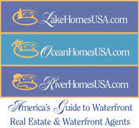 LakeHomesUSA, OceanHomesUSA, and RiverHomesUSA logos